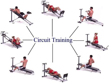 Circuit Training Diagram Exercise