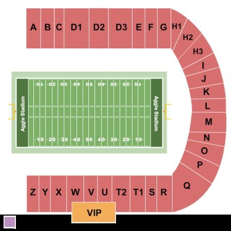 Aggie Football Stadium Tickets in Greensboro North Carolina, Seating ...