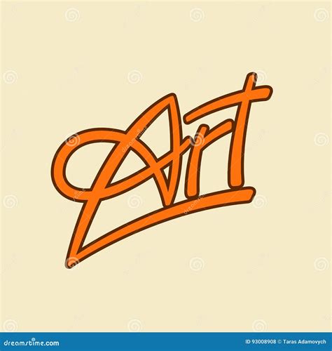 Art Sign Card, Logo, Poster. Design Vector Stock Vector - Illustration of line, template: 93008908