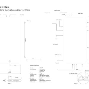 IPhone Teardown Template Digital Download iPhone 6s Plus - Etsy