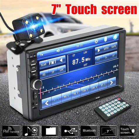 Universal 7inch 2 Din bluetooth LCD Touch Screen Car Radio Stereo Multimedia USB SD FM Aux MP5 ...