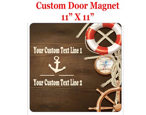 Cruise Ship Door Magnet