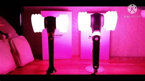 BLACKPINK lightstick comparison Version 1 vs Version 2 - YouTube