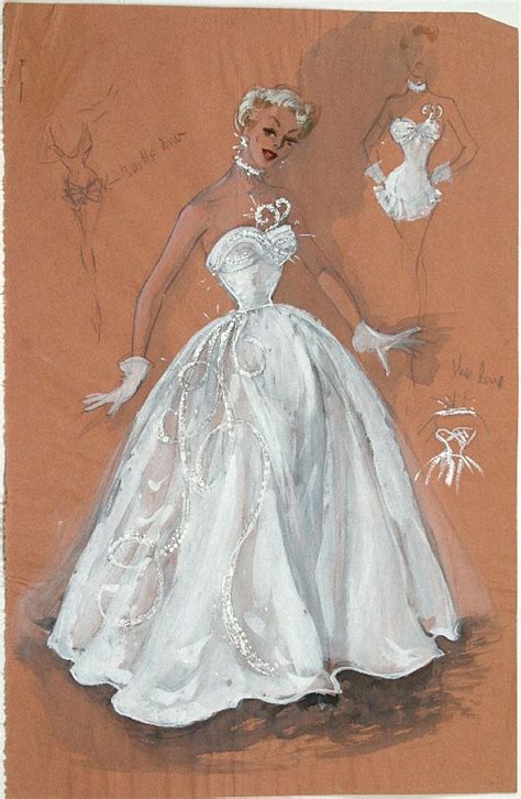 17 Best images about Edith Head Sketches on Pinterest | Olivia de ...