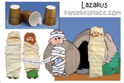 Jesus Raises Lazarus Craft For Kids