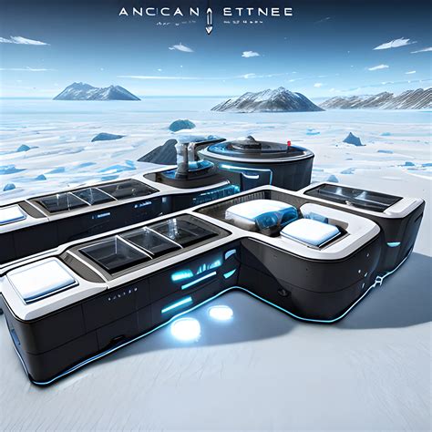 anno 2205 style, arctica, snow, icebergs, sunny, top-down view, ... - Arthub.ai