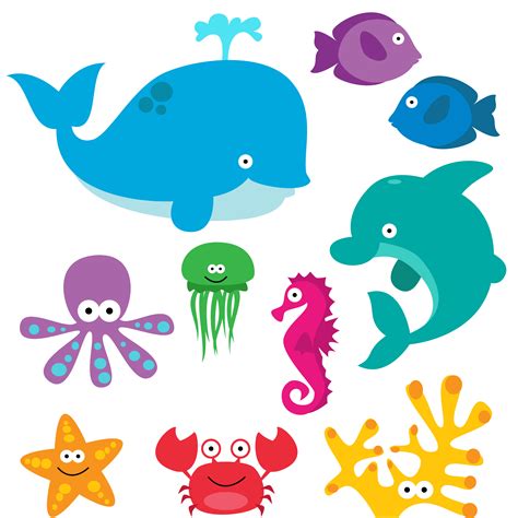 Sea Animals Clipart Png