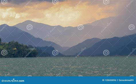 Phewa Lake stock photo. Image of nature, natural, phewa - 128650856