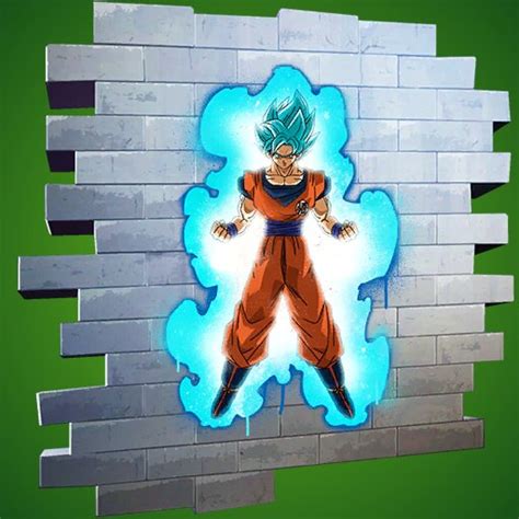 Super Saiyan Blue Goku - Fortnite Spray - Fortnite.GG