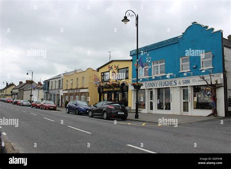 Irish village near beach, Blackrock, Ireland Stock Photo - Alamy