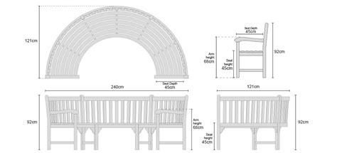 Henley Teak Curved Garden Bench | Semi Circle Bench | Teak outdoor furniture, Teak furniture ...