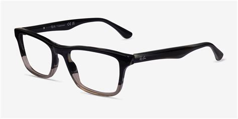 Ray-Ban RB5279 - Rectangle Gradient Gray Frame Eyeglasses | Eyebuydirect Canada