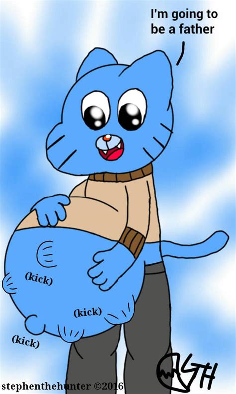 Mpreg Gumball Watterson (request) by stephenthehunter on DeviantArt