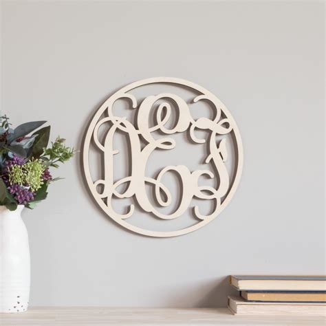 Vine Monogram | Wood Vine Monogram | Wreath Monogram