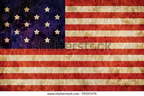 Old 1795 Flag Usa Usa Flag Stock Illustration 78101476 | Shutterstock