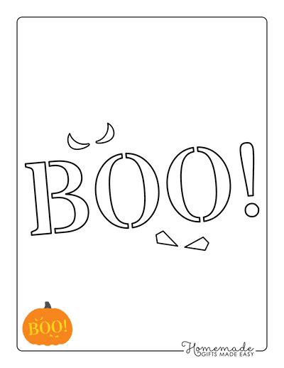 Free Printable Pumpkin Carving Stencils & Templates for Halloween