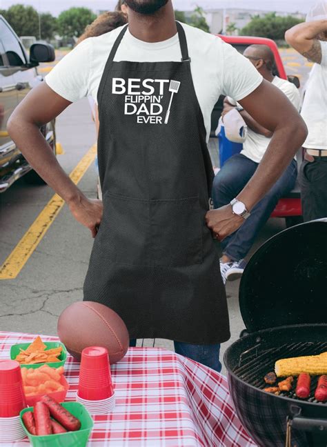 Bbq Dad Apron Grill Dad Apron Best Dad Ever Apron Funny BBQ - Etsy