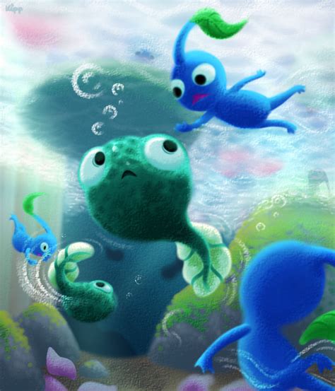 Blue Pikmin! by Kippette on DeviantArt