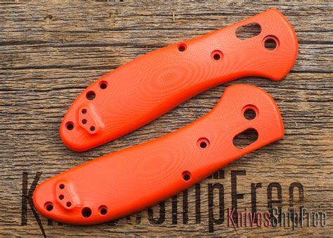 Custom Benchmade Griptilian Scales - Orange G-10 | All Knives Ship Free