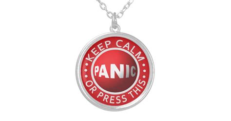 Panic Button necklace | Zazzle