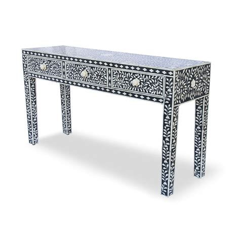 The 20 Best Collection of Black and White Inlay Console Tables