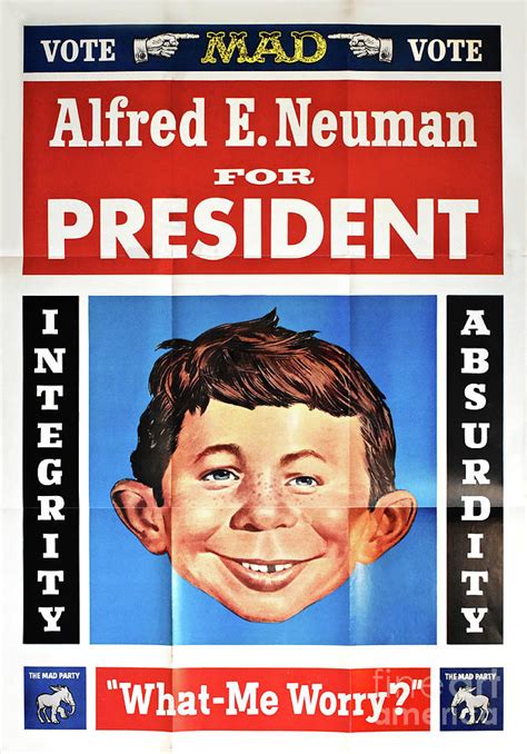 Vote For Alfred E. Neuman Photograph by Ron Long - Pixels