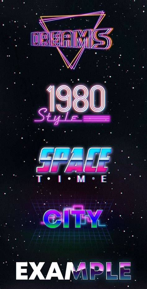 vaporwave font #vaporwave 80s font 80s font Download this bright and really amazing 10 Free 80s ...