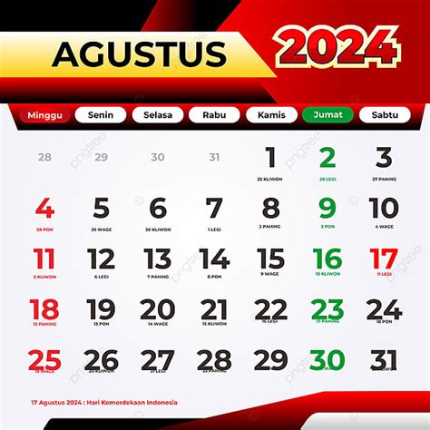 Calendario Agosto 2024 Completo Con Fechas Festivas Vector Descarga gratuita de plantilla en Pngtree