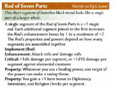 Power Score: Dungeons & Dragons - A Guide to The Rod of Seven Parts