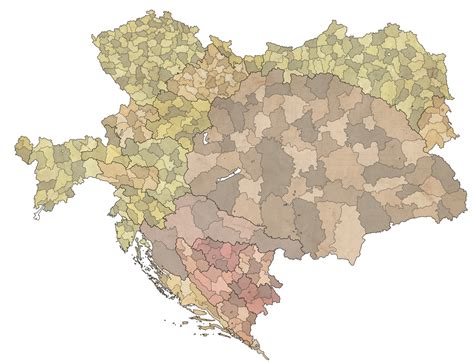 Administrative map of Austria Hungary in 1914 by dsfisher on DeviantArt