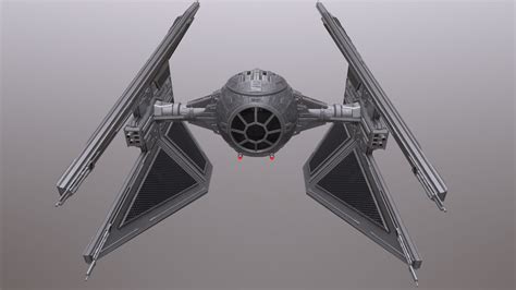 Star Wars Tie Interceptor 3D Model $100 - .ma .fbx .max - Free3D