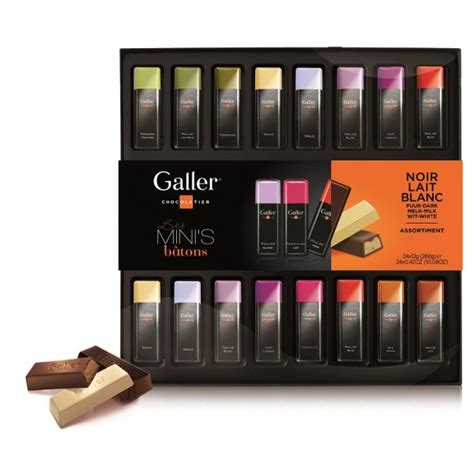 Galler Gift Box 24 Mini Bars Assortment 288g - Kaimay Confectionery ...