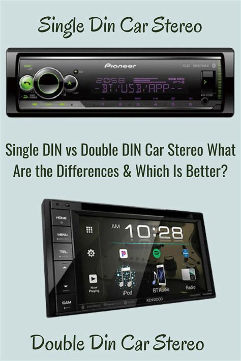 Single din vs double din car stereo comparison differences – Artofit