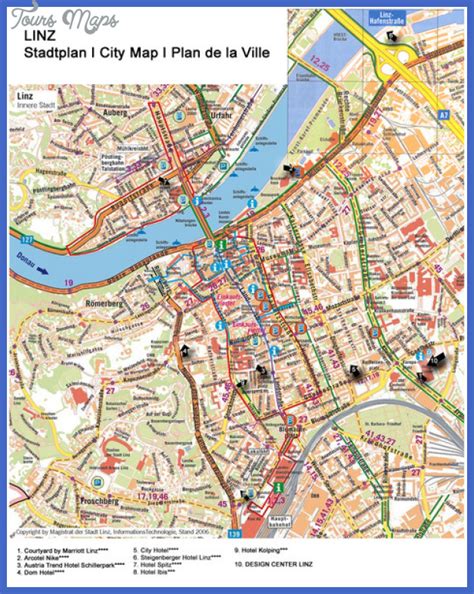 LINZ MAP - ToursMaps.com