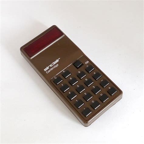 Sinclair Cambridge - This, in my opinion, is the best pocket calculator design ever. A very ...