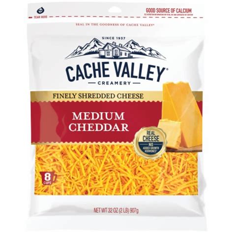 Cache Valley Fancy Shredded Medium Cheddar Cheese, 32 oz - Kroger