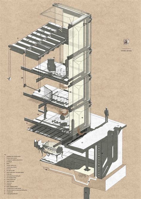 Exploded Facade Diagram Architecture Drawings Pinterest Facades | My XXX Hot Girl