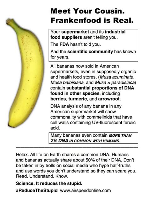 How Do We Share Dna With A Banana - Banana Poster