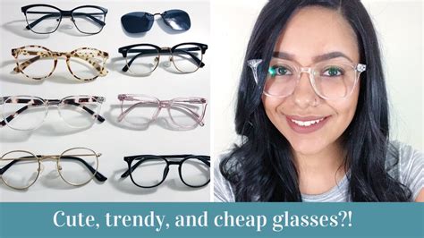 Zenni Optical Review and Try On Haul || Cheap Online Glasses - YouTube