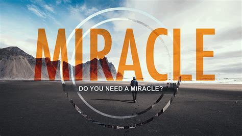 Do you Need a Miracle? - Plant The Seed Ministries