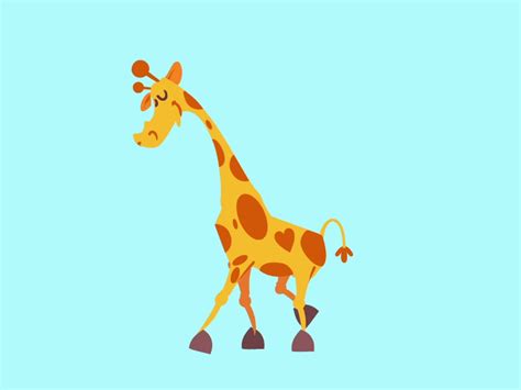 Giraffe Walk Cycle by Janberk Günar on Dribbble