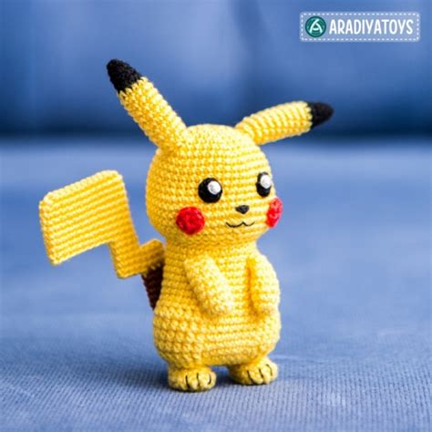 Pikachu ("Pokemon") - Free amigurumi pattern