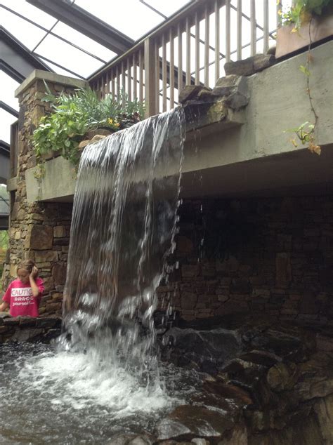 Waterfall In Butterfly House, Huntsville Botanical Garden Huntsville Botanical Gardens ...