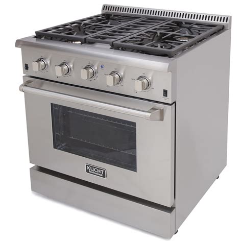 KUCHT 30 Professional Gas Range KRG3080U Stainless Steel Convection Oven | All Major Appliances LLC