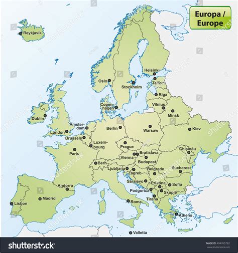 Map Of Eastern Europe Countries and Capitals | secretmuseum