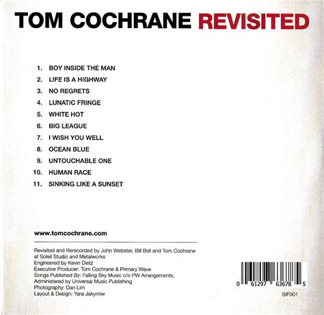 Tom Cochrane - Discography: Revisited