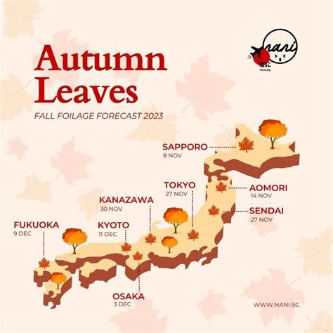 Japan Autumn Leaves Viewing Guide 2023 — NANI?! なに - Singapore's Japanese Food & Lifestyle Guide