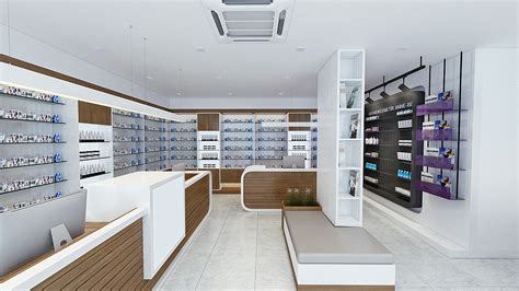 Special Style Pharmacy Interior Design Unique Drugstore Decoration With Skills