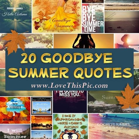 20 Goodbye Summer Quotes