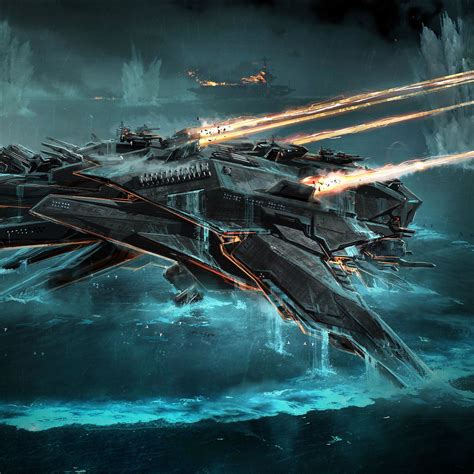 Battleship by GeorgeHullArt | Art | 2D | CGSociety | Battleship, Spaceship art, Concept ships